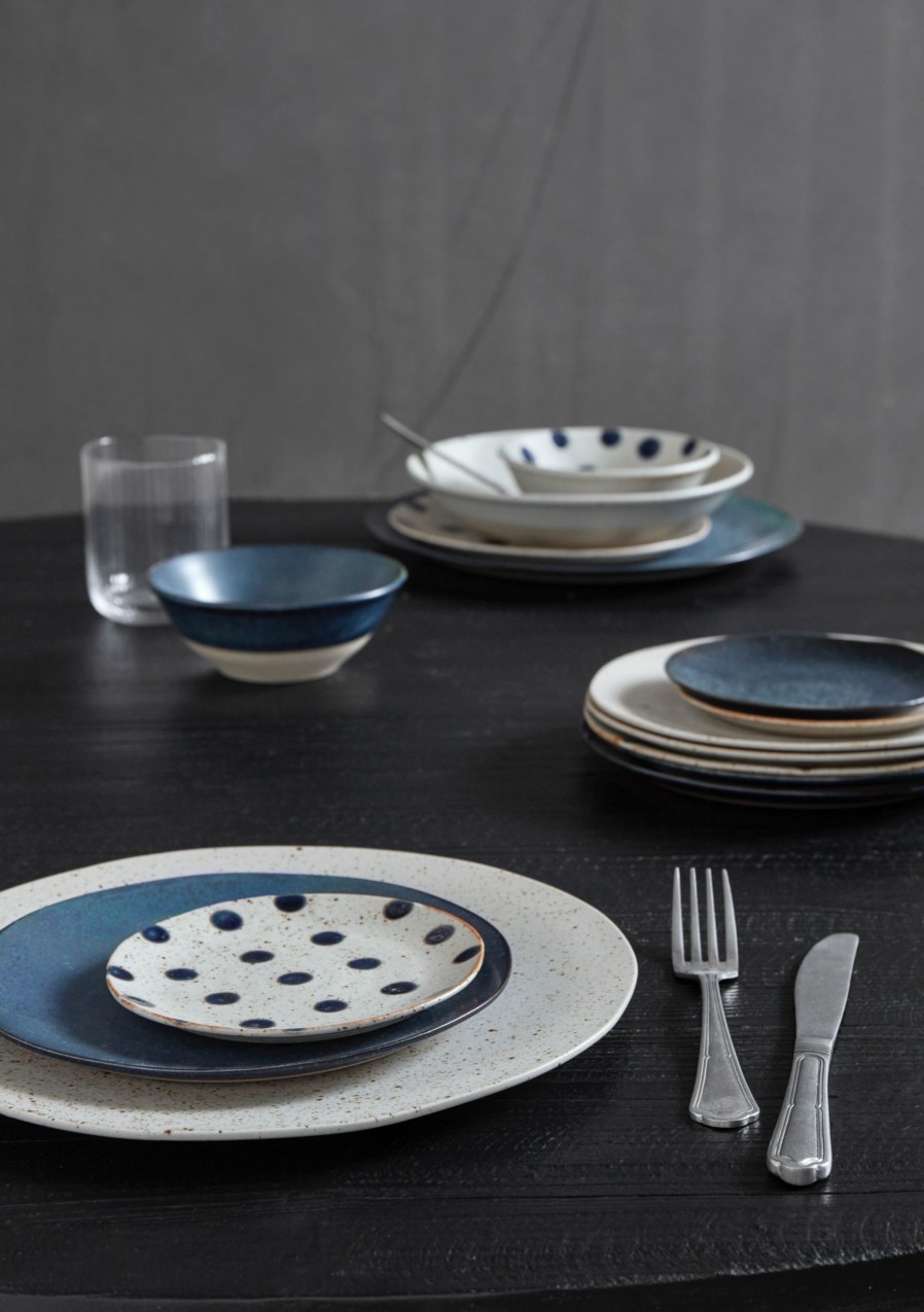 * Plates & Bowls | Discount Store Grainy Small Dark Blue Plate