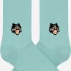 * Gents | Less Expensive Clair Turquoise Socks