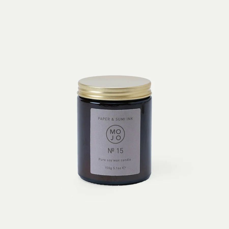 * Candles & Diffusers | New Arrivals Mojo #15 Paper & Sumi Ink 150G Candle