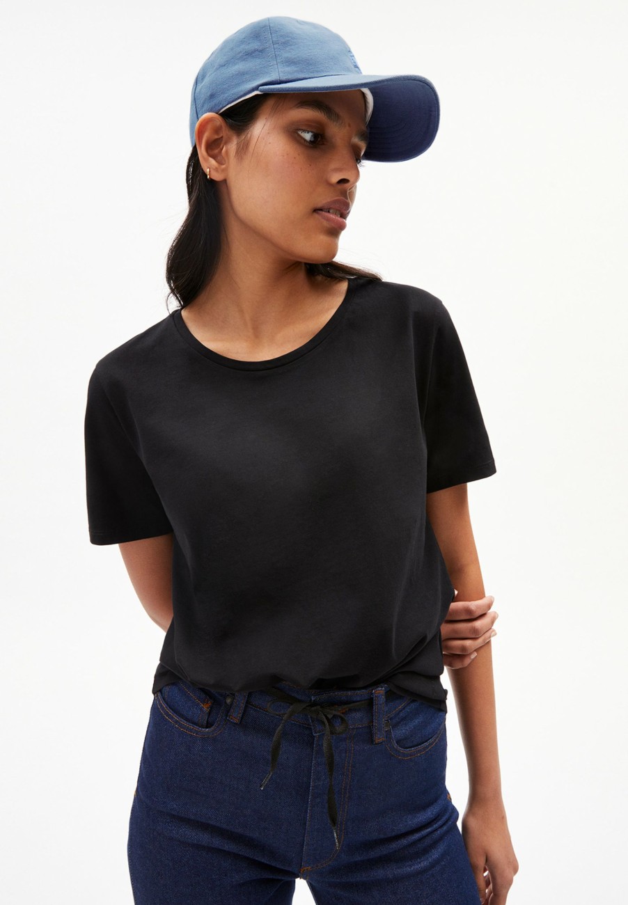 * T-Shirts & Blouses | Less Expensive Minaa Black T-Shirt