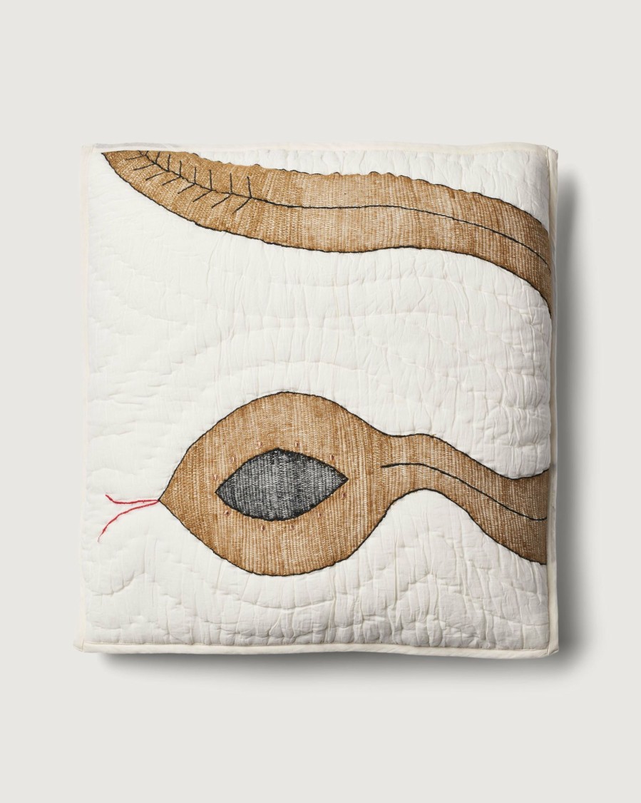 * Cushions & Throws | Premium Amber Snake Cushion